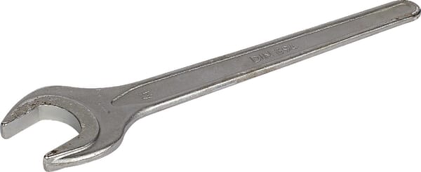 Frontansicht Lemken Schlüssel Gabel 41 DIN894 Zn