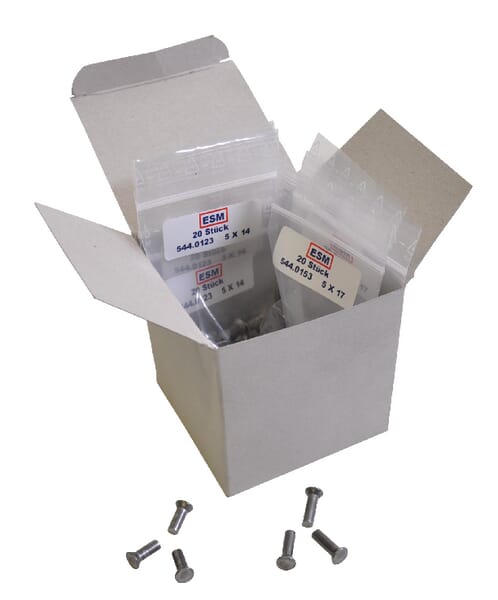 Nietensatz für Fingerbalken aus der Kategorie Balkenmähwerke