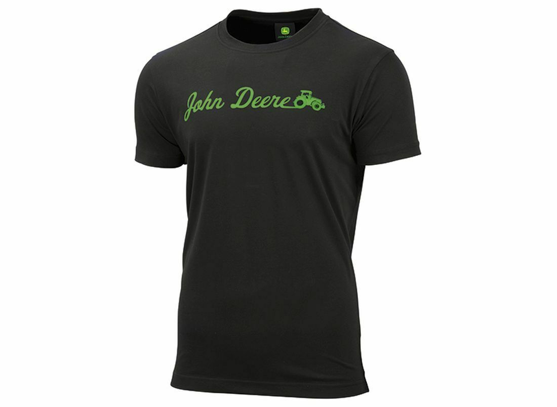 JOHN DEERE T-Shirt Herren Logo Schwarz MCL201806013