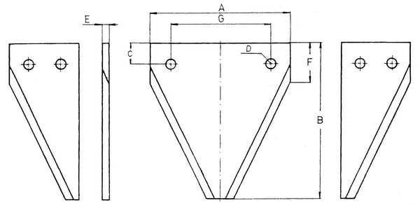 Messer aus der Kategorie Balkenmähwerke
