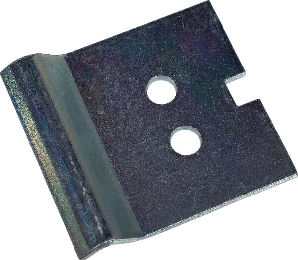 Frontansicht Lemken Klemmplatte 60x3x66 2xD8,5