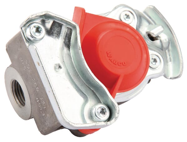 Druckluftanlage Kupplungskopf Automatik M16x1.5 rot 9522002210