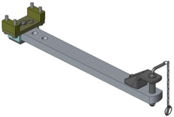 Anhängerkupplungen Drawbar NRS. JD 6000 S40 00805000A17