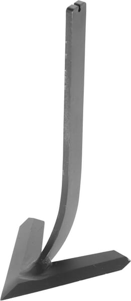 Frontansicht Lemken Hacke mit Schenkel, 160 mm