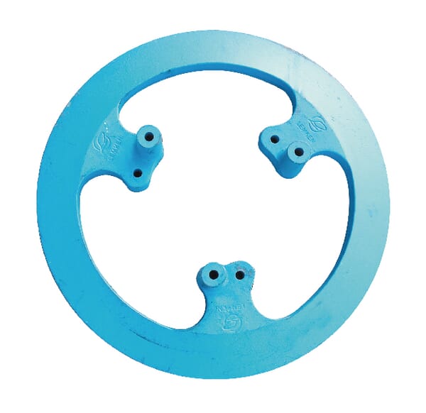 Frontansicht Lemken Packerring 700x200mm 45 Grad