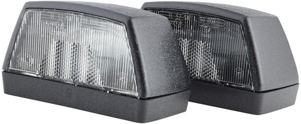 Beleuchtung Kennzeichenleuchte 55 x 102 mm schwarz 10 W 2KA003389061