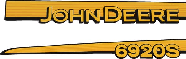 Kabine Aufkleberset "John Deere 6920S" TR6920SJD
