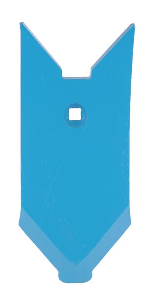 Frontansicht Lemken Scharspitze aufgeschweißt