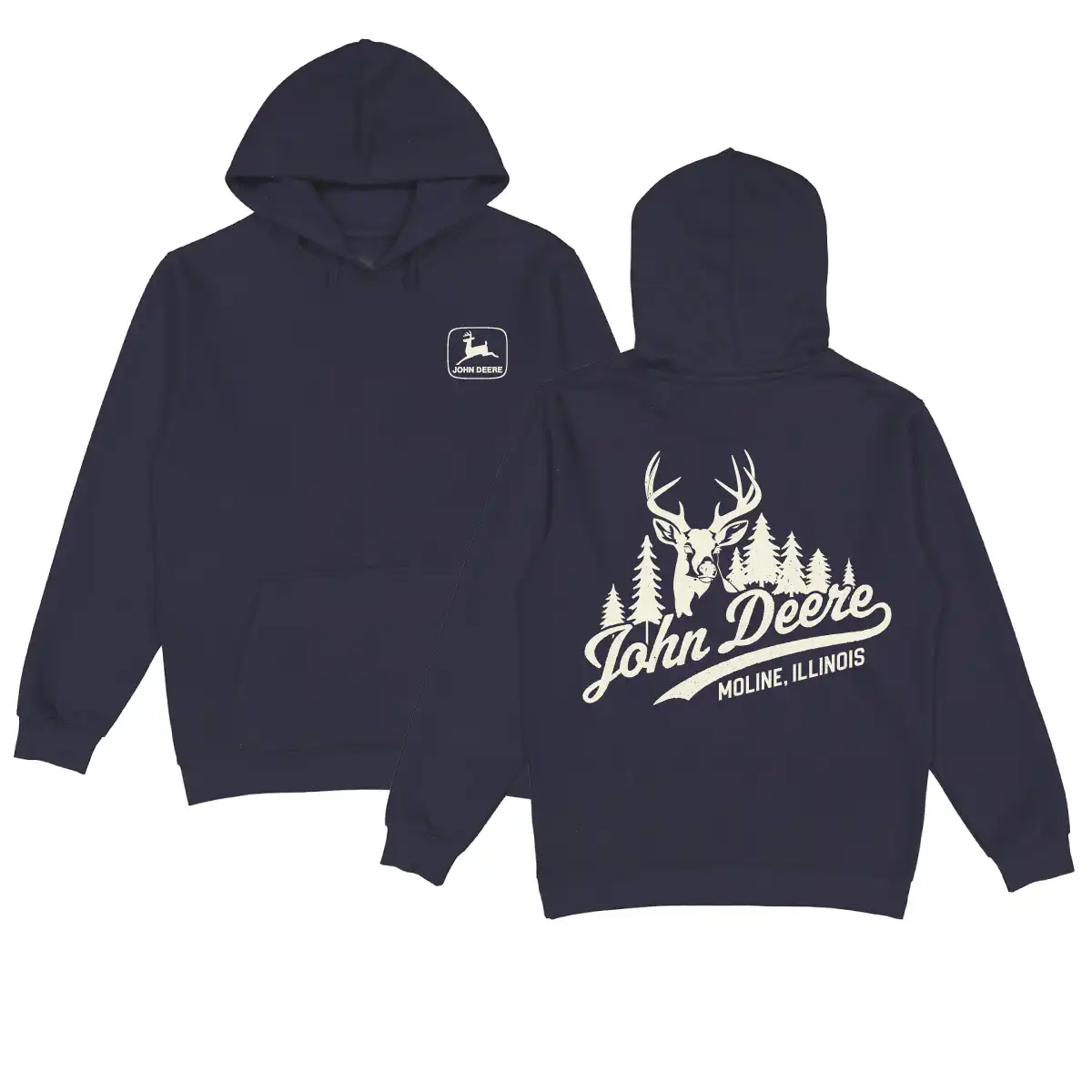 JOHN DEERE Kapuzensweatshirt Blau