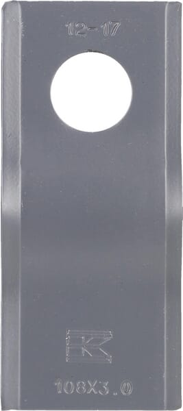 Mähmesser links / rechts 108x47x3 mm, Bohrung Ø 21 mm, geeignet für PZ/Marangon, 25er-Packung aus der Kategorie Trommel- und Scheibenmähwerk