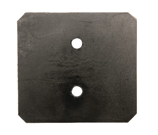 Frontansicht Lemken Kunststoffabstreifer 110x120x1