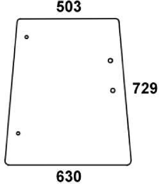 Kabine Seitenscheibe D8061