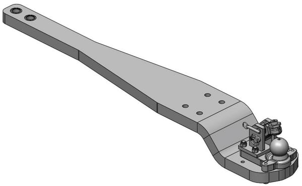 Anhängerkupplungen Heavy Duty Drawbar K80® JD 8R 8270R-8400R Cat. 4 gekröpft 009644010A17