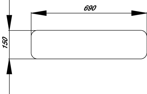 Kabine Heckscheibe unten R198147N