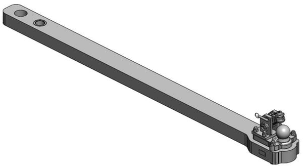 Anhängerkupplungen Heavy Duty Drawbar K80® JD 9470RX, 9520RX, 9570RX, 9620RX 009644100A17