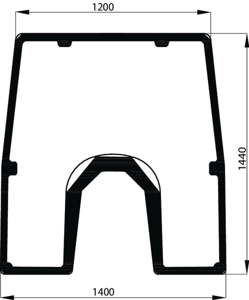 Kabine Frontscheibe L173349N