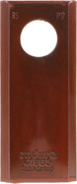 Mähmesser links / rechts 96x40x3 mm, Bohrung Ø 19 mm, geeignet für Deutz Fahr / Fella / Claas / Krone / Kuhn / Niemeyer / Pöttinger / PZ, 25er-Packung aus der Kategorie Trommel- und Scheibenmähwerk