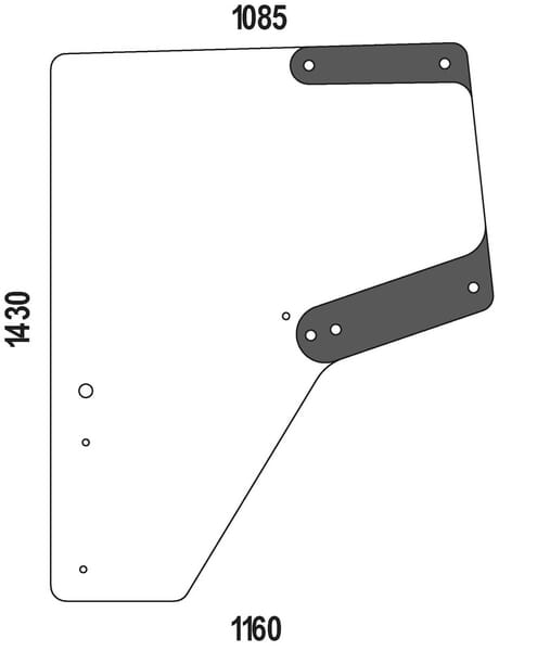 Kabine Tür, links  L174348N