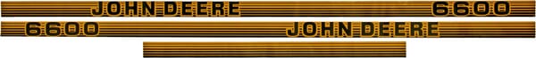 Kabine Aufkleberset "John Deere 6600" TR6600JD