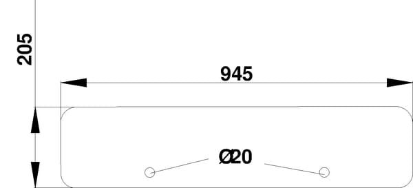 Kabine Heckscheibe unten D8058