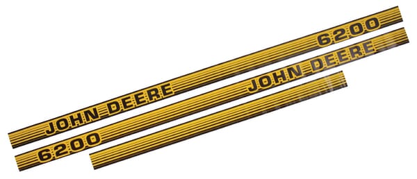 Kabine Aufkleberset "John Deere 6200" TR6200JD