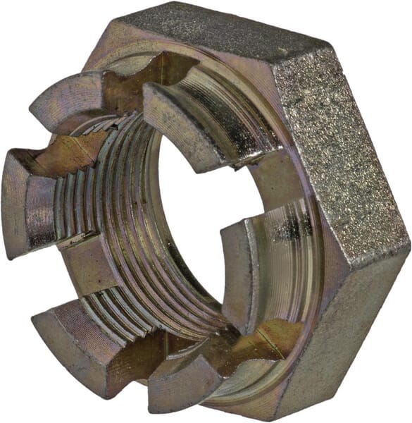 Frontansicht Lemken Kronenmutter M27x1,5