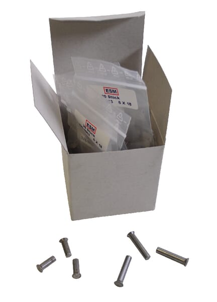 Nietensatz für Doppelmesser aus der Kategorie Balkenmähwerke