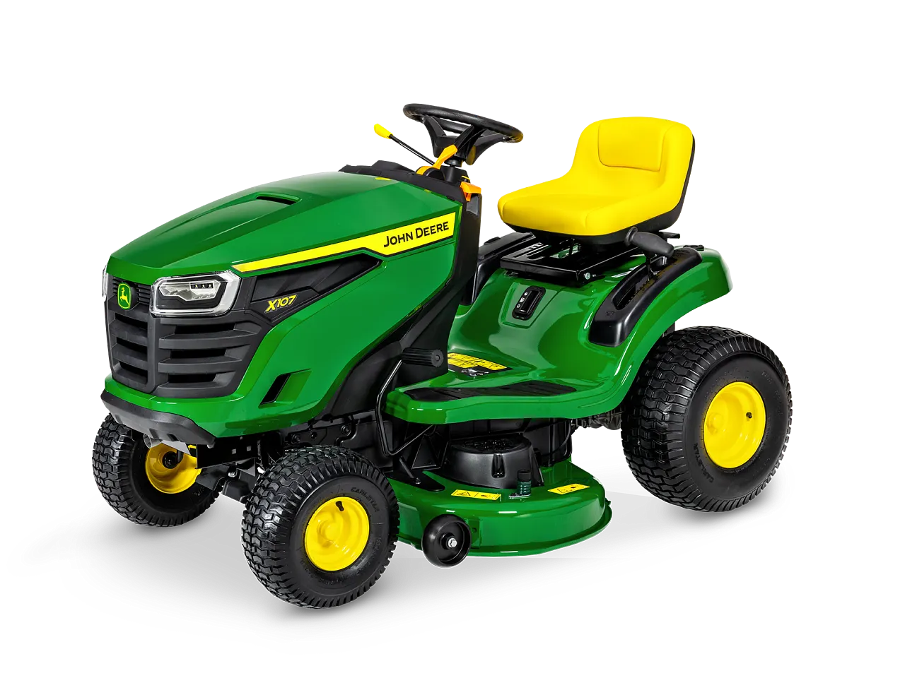 JOHN DEERE Rasentraktor X107 mit Mähwerk