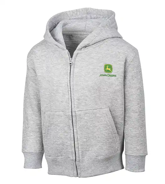 JOHN DEERE  Kapuzenjacke  Kleinkinder Fleece Grau
