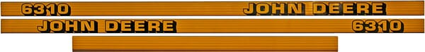 Kabine Aufkleberset "John Deere 6310" TR6310JD