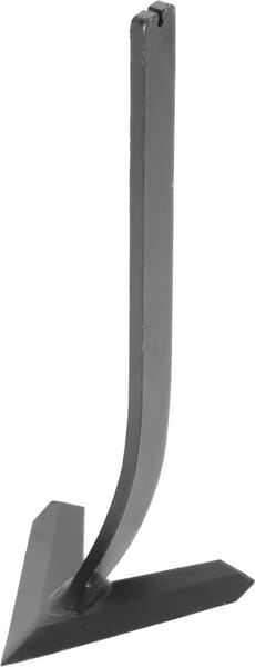 Frontansicht Lemken Hacke mit Schenkel, 140 mm