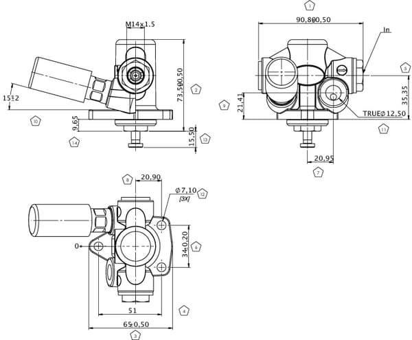 Motor Kraftstoffförderpumpe RE46375KR