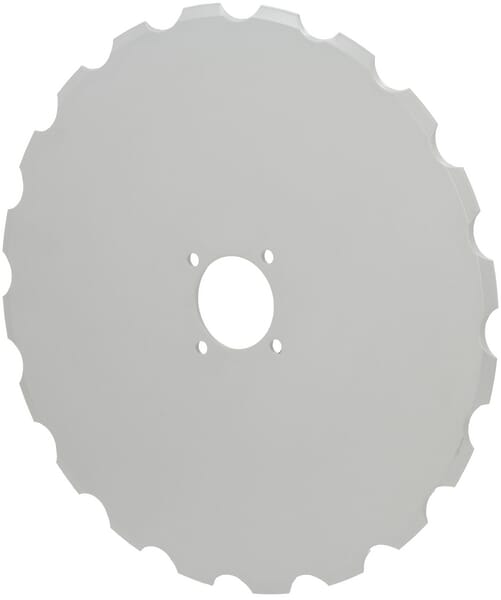 Frontansicht Lemken Gleisnivellierscheibe D449x4 L