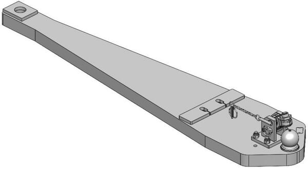 Anhängerkupplungen Tragplatte K80  009604073A17