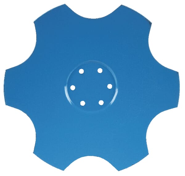 Frontansicht Lemken Eggenscheibe gezackt 450/100x5