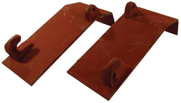 Hakensatz mit Platte aus der Kategorie Frontladertechnik_Futtertechnik