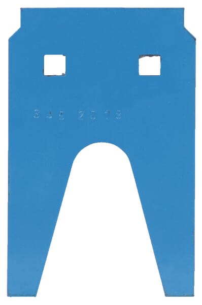 Frontansicht Lemken Abstreifer PPW(A)-V 4x95x190