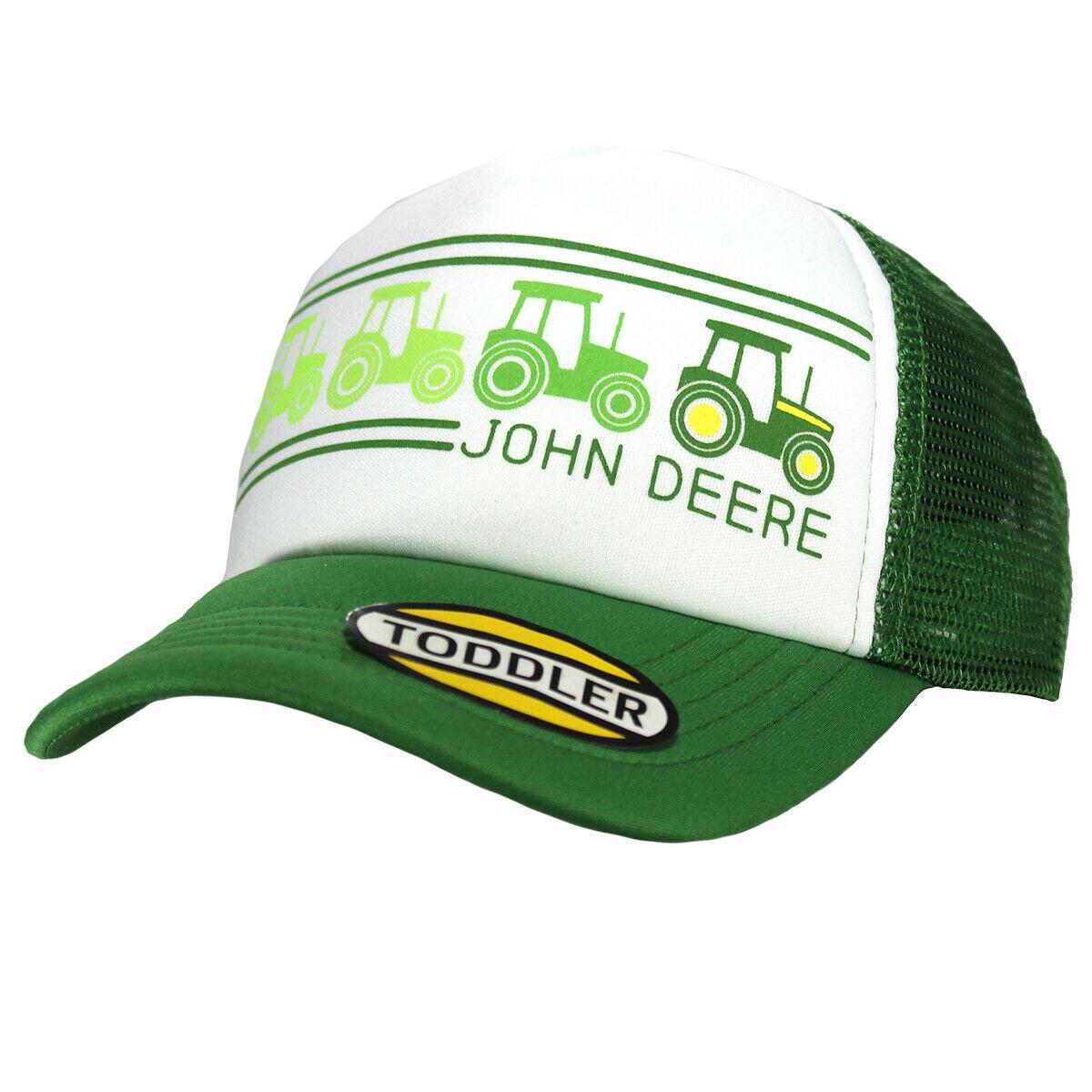 JOHN DEERE Kinder Traktor Cap Weiß mit grünem Mesh MC53084519GR MC53084519GR