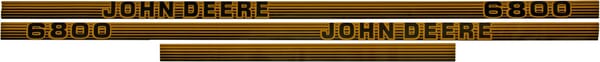 Kabine Aufkleberset "John Deere 6800" TR6800JD