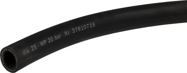 Frontansicht Lemken Schlauch, di25x5,75 M-Ware, bk