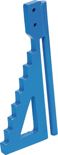 Frontansicht Lemken Verstellplatte Zirkon 10 K