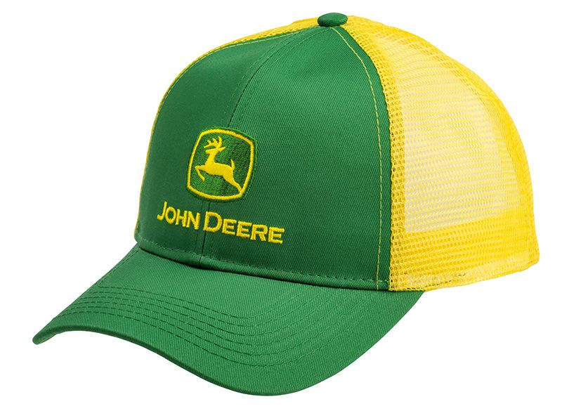 JOHN DEERE Trucker Cap Grün mit gelben Mesh MC13080277YW