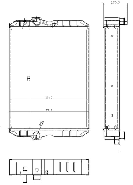 Motor Kühler RE63188N