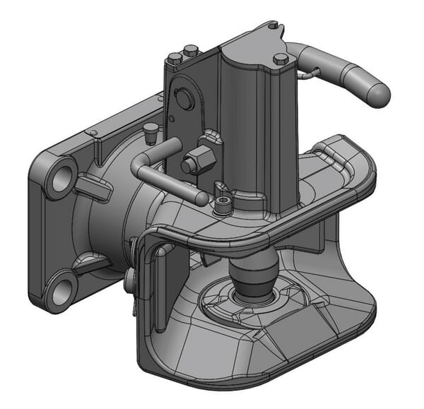 Anhängerkupplungen Anhängerkupplung mit Flansch 160x100mm M20 CH-I (Ø38mm) 051603021A02