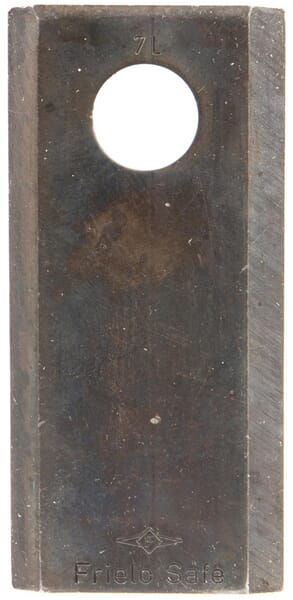 Mähmesser links / rechts 107x50x4 mm, Bohrung Ø 19 mm, geeignet für Vicon/PZ, 25er-Packung aus der Kategorie Trommel- und Scheibenmähwerk