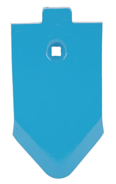 Frontansicht Lemken Scharspitze aufgeschweißt