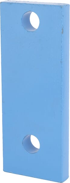 Frontansicht Lemken Klammerplatte 60x15x152 2xD17-