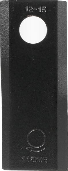 Mähmesser rechts 115x45x4 mm, Bohrung Ø 18,25 mm, geeignet für Kuhn / John Deere / New Holland, 25er-Packung aus der Kategorie Trommel- und Scheibenmähwerk