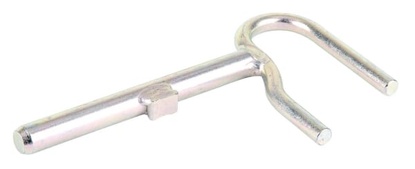 Frontansicht Lemken Bolzen mit Griff D18x165 Zn