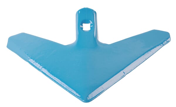 Frontansicht Lemken Gänsefußschar G28